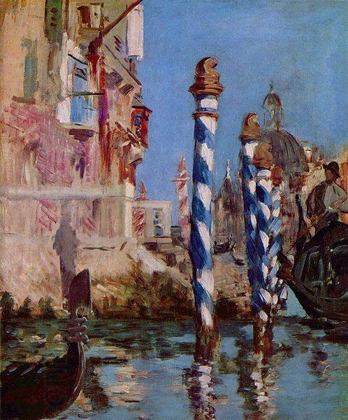Edouard Manet Canale Grande in Venedig oil painting picture
